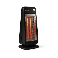  Infrarot-Heizstrahler Zenet ZET-517, Schwarz, 1000W, 2 Heizstufen, Heizfläche bis zu 20 m²