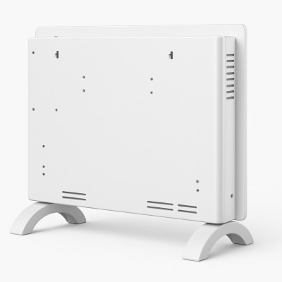 Zenet ZET-526 Convector electric din sticlă albă, panou de încălzire 1500W | Panou din sticlă albă cu telecomandă