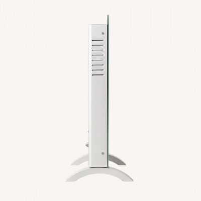 Zenet ZET-526 Convector electric din sticlă albă, panou de încălzire 1500W | Panou din sticlă albă cu telecomandă