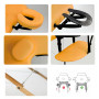 Massage table Zenet ZET-1042 size M yellow