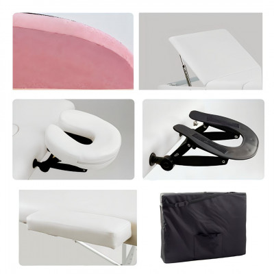 Masa de masaj Zenet ZET-1049 mărimea M alb