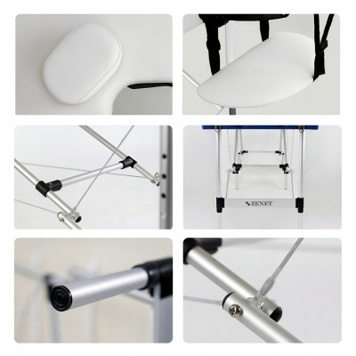 Masa de masaj Zenet ZET-1049 mărimea M alb