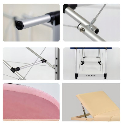 A Bézs L-es méretű Zenet ZET-1044 professzionális masszázságy