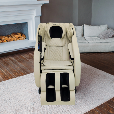 ZENET ZET-1288 Massage Chair with Heating | Beige Massage Chair for Home and Office