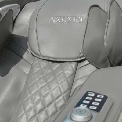 Fotoliu de masaj multifuncțional Shiatsu cu Zero Gravity și încălzire ZENET ZET 1289 - SILVER