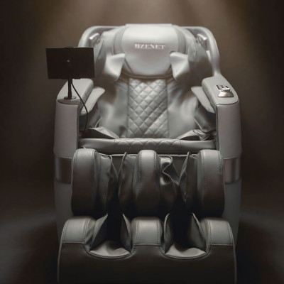 Fotoliu de masaj multifuncțional Shiatsu cu Zero Gravity și încălzire ZENET ZET 1289 - SILVER