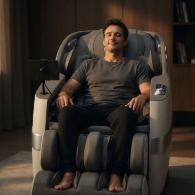 Multifunktions-Shiatsu-Massagesessel mit Zero Gravity und Heizfunktion ZENET ZET 1289 - GOLD