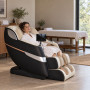 Multifunctional Shiatsu Massage Chair with Zero Gravity and Heating ZENET ZET 1289 - Beige-Black