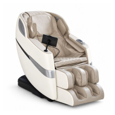 Multifunctional Shiatsu Massage Chair with Zero Gravity and Heating ZENET ZET 1289 - Beige-White