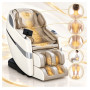 Multifunctional Shiatsu Massage Chair with Zero Gravity and Heating ZENET ZET 1289 - Beige-White