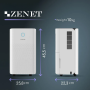 Powerful Dehumidifier Zenet ZET-203 | Clean and Fresh Air