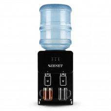 Электрический диспенсер для горячей и холодной воды ZENET ZET-312- ЧЕРНЫЙ