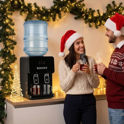 Dozownik elektryczny do wody ciepłej i zimnej ZENET ZET-312- CZARNY