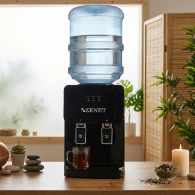 Dozator electric pentru apa calda si rece ZENET ZET-312- NEGRU