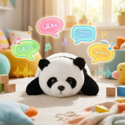 AI Panda – jucărie interactivă inteligentă de pluș pentru copii (3+)