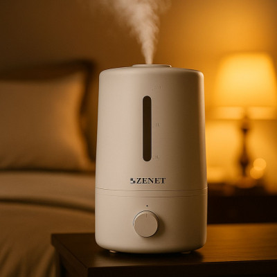 Ultraschall-Luftbefeuchter Zenet ZET-414 mit 360° drehbarem Dampfauslass