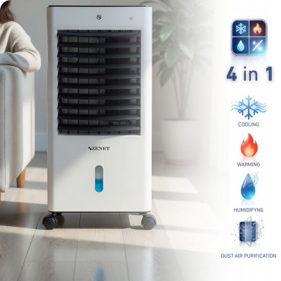 Преносим климатик за отопление и охлаждане Zenet ZET-481, мобилен климатик за стая