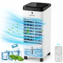Racitor de aer portabil ZENET ZET-483, multifunctional, cu functie de umidificare, purificare si racire, putere 65W