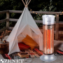 ZENET ZET-516 Infrared Heater, Silver, 1000W | Energy-Efficient and Safe Heating with IP24 Protection