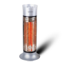 ZENET ZET-516 Infrared Heater, Silver, 1000W | Energy-Efficient and Safe Heating with IP24 Protection