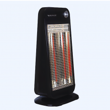 Zenet ZET-517 Infrared Heater, Black, 1000W, 2 Heating Modes, Suitable for Rooms up to 20 m²