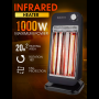 Zenet ZET-517 Infrared Heater, Black | Efficient Infrared Heating with Low Energy Consumption