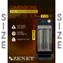 Zenet ZET-517 Infrared Heater, Black | Efficient Infrared Heating with Low Energy Consumption