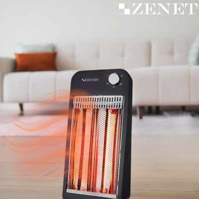 Zenet ZET-517 Infrared Heater, Black | Efficient Infrared Heating with Low Energy Consumption