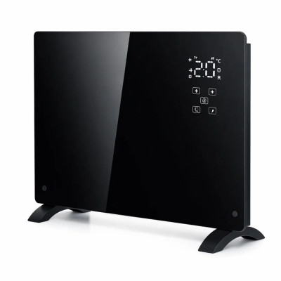 Zenet Zet-523 Elektroheizung, Konvektor-Heizung Freistehend oder Wandmontage, Mobile Elektroheizung Energiesparend, Leise Heizung Elektrisch, Standgerät Heizkörper Elektrisch mit Thermostat, 1000 Watt