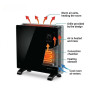 Zenet Zet-523 Convection Heater - Glass Convection Electric Heater 1000W