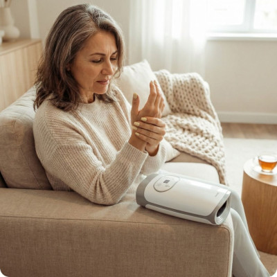 Zenet ZET-703 Elektromos kézmasszírozó, tenyérmasszírozó 