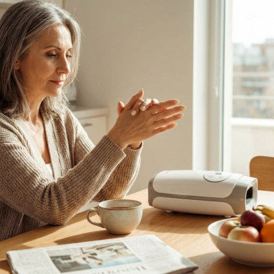 Zenet ZET-703 Elektromos kézmasszírozó, tenyérmasszírozó 