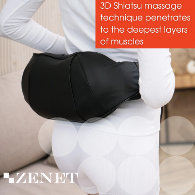 Shiatsu Neck and Back Massager with Soothing Heat - ZENET 758