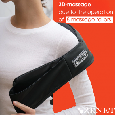 Shiatsu Neck and Back Massager with Soothing Heat - ZENET 758