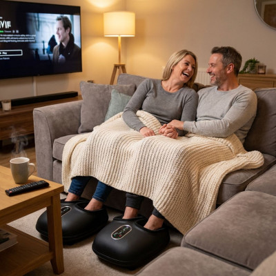 Массажёр для ног с точечной стимуляцией ZENET ZET 761 – Шиацу, ролики и тепло