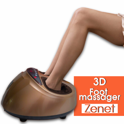 3D Shiatsu elektromos Lábmasszírozó hőfunkcióval ZENET 762