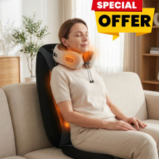Promóciós ajánlat: Masszírozó ülőpárna + Nyakmasszírozó féláron