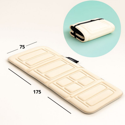 Saltea de masaj ZENET ZET-826 cu incalzire si vibratii, 5 programe, 3 intensitati, 4 zone de masaj si 10 motoare, lungime 175 cm