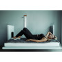 Massage mattress with heating in two zones ZENET ZET-836